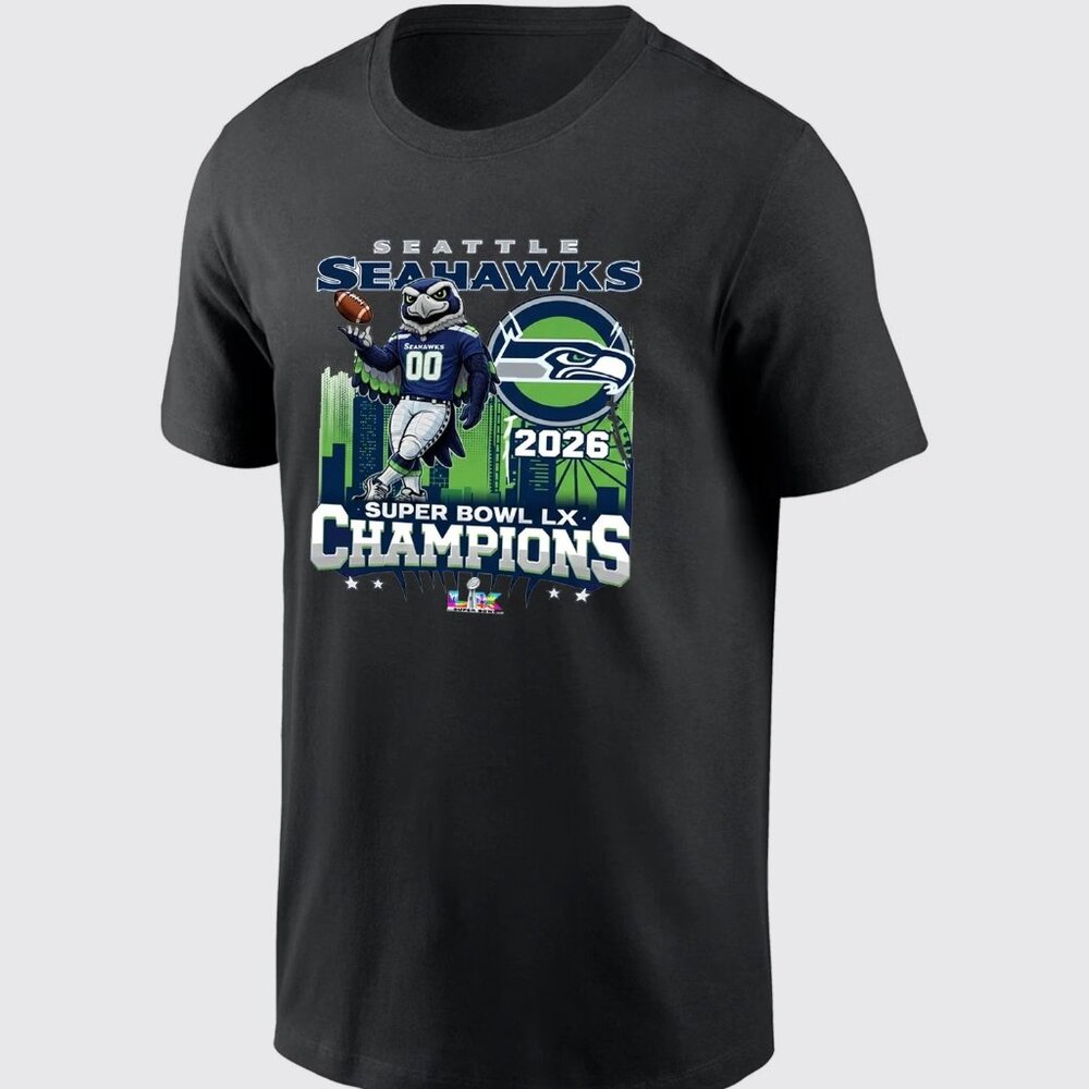 Seahawks 2026 Super Bowl LX Champions TShirt 3 90